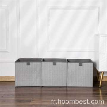 Boîtes de rangement en tissu Tiroirs Cubes Conteneur